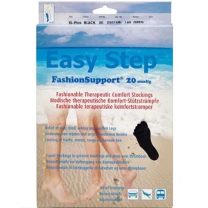 Easy Step Knæstrømpe Åben tå XL plus - 1 par