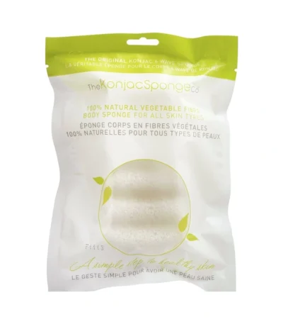 Konjac Sponge Body Hvid - 1 stk