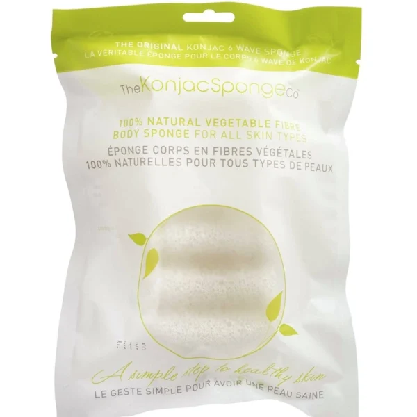 Konjac Sponge Body Hvid - 1 stk