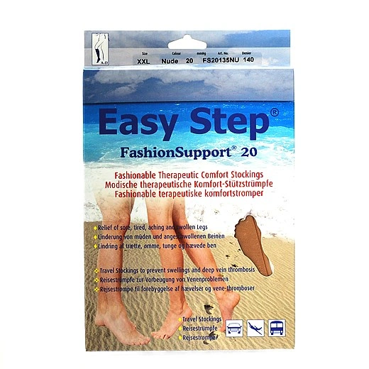 Easy Step Fashionsupport Knæstrømpe Nude XX-Large - 1 par