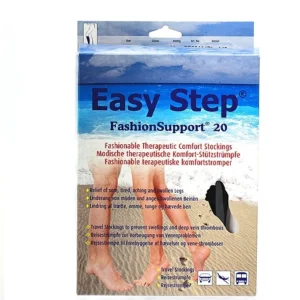 Easy Step Fashionsupport Knæ X-Large Sort - 1 par