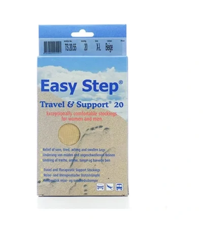 Easy Step Travel Knæ Beige X-large Str. 43-44 - 1 par
