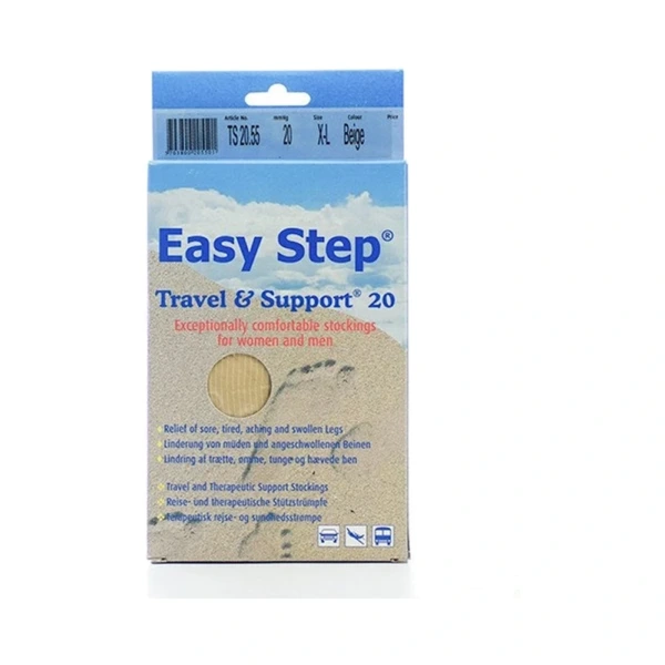 Easy Step Travel Knæ Beige X-large Str. 43-44 - 1 par