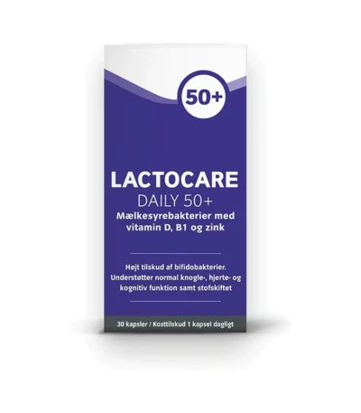 Lactocare Daily 50+ Kapsler - 30 stk