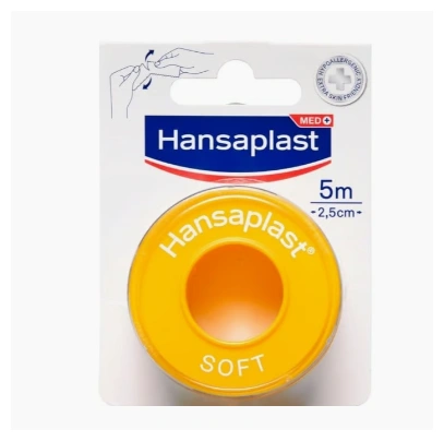 Hansaplast Soft Tape 5mx2,5cm – 5 stk