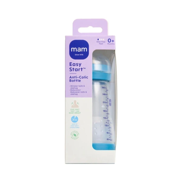 MAM Easy St AntiColic 260 BLUE - 1 stk