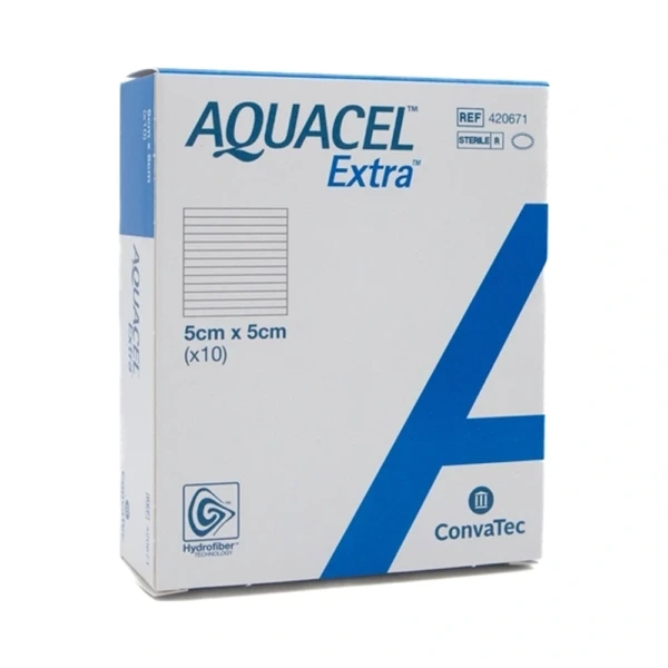 Aquacel Hydrofiber 5 x 5 cm – 10 stk