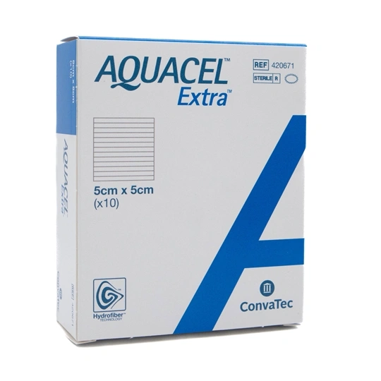 Aquacel Hydrofiber 5 x 5 cm – 10 stk