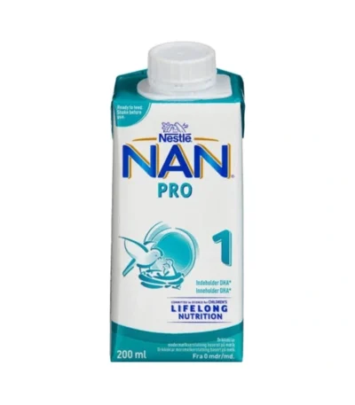 NAN Pro 1 Drikkeklar 0-6 måneder – 200 ml