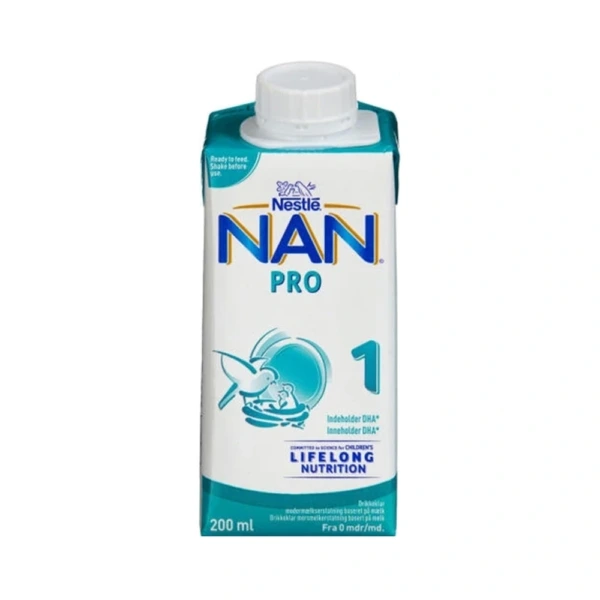 NAN Pro 1 Drikkeklar 0-6 måneder – 200 ml