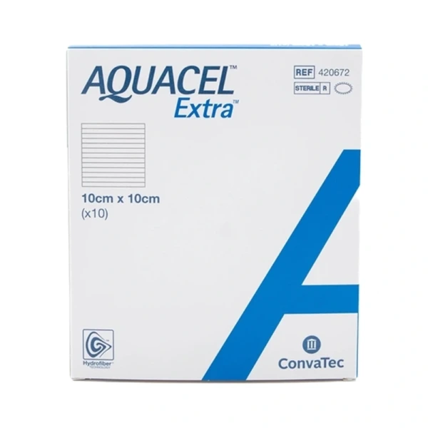 Aquacel Sårbandage 10 x 10 cm – 10 stk