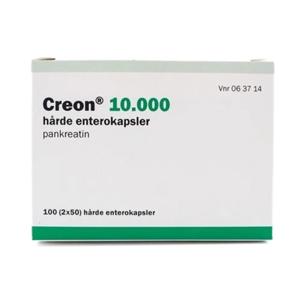 Paranova danmark Creon Lipase 10.000 EP-e - 100 stk