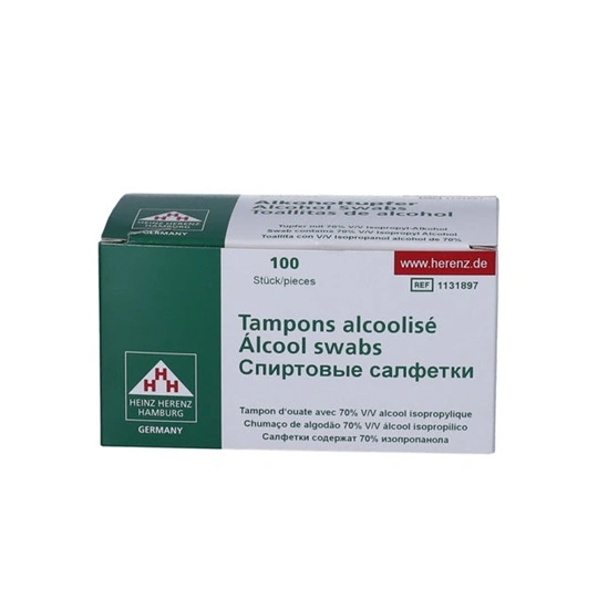 HHH Alcohol Swabs 6 x 3 cm – 100 stk