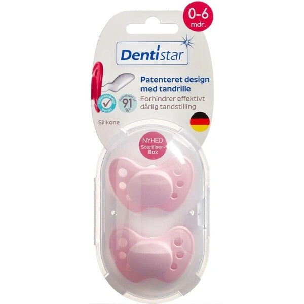 Dentistar Sut Silikone 0-6 mdr - 2 stk