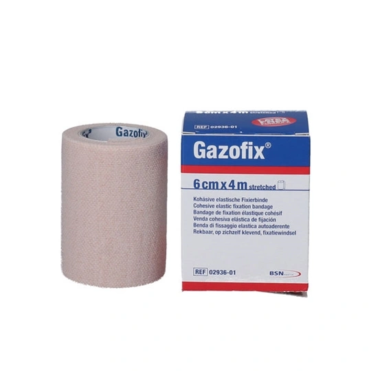 Gazofix Elastisk Gazebind 6 cm x 4 m – 1 stk