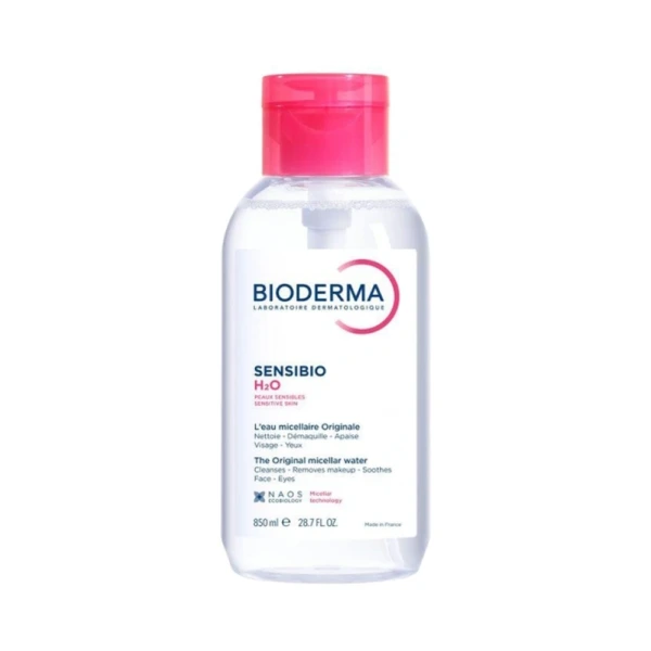 Bioderma Sensibio H2O med pumpe - 850 ml