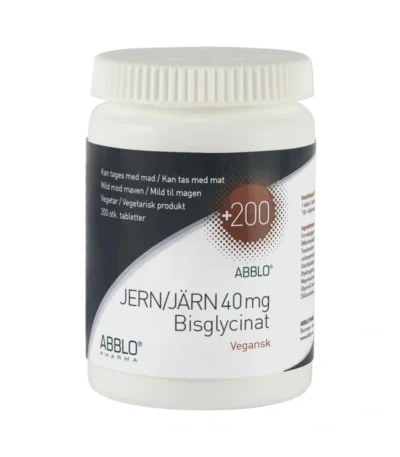 ABBLO Jern Bisglycinat 40 Mg - 200 stk