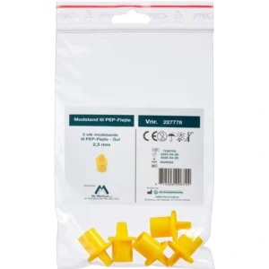 PEP Modstande 2,5 mm GUL - 5 stk