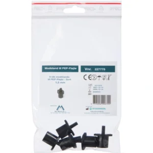 PEP Modstande 1,5 mm SORT - 5 stk