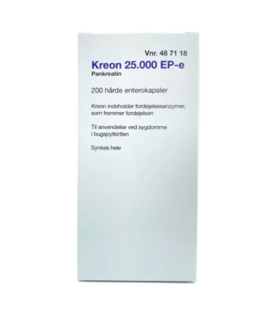 2care4 Kreon Lipase 25.000 EP-e - 200 stk