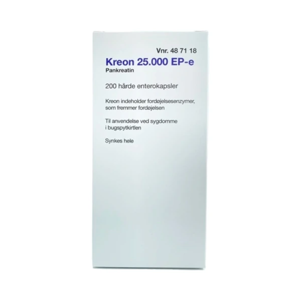 2care4 Kreon Lipase 25.000 EP-e - 200 stk