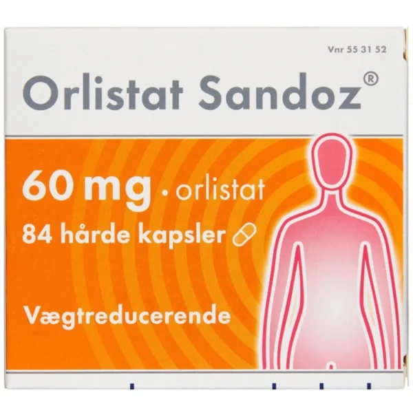 Orlistat Sandoz 60 mg - 84 stk