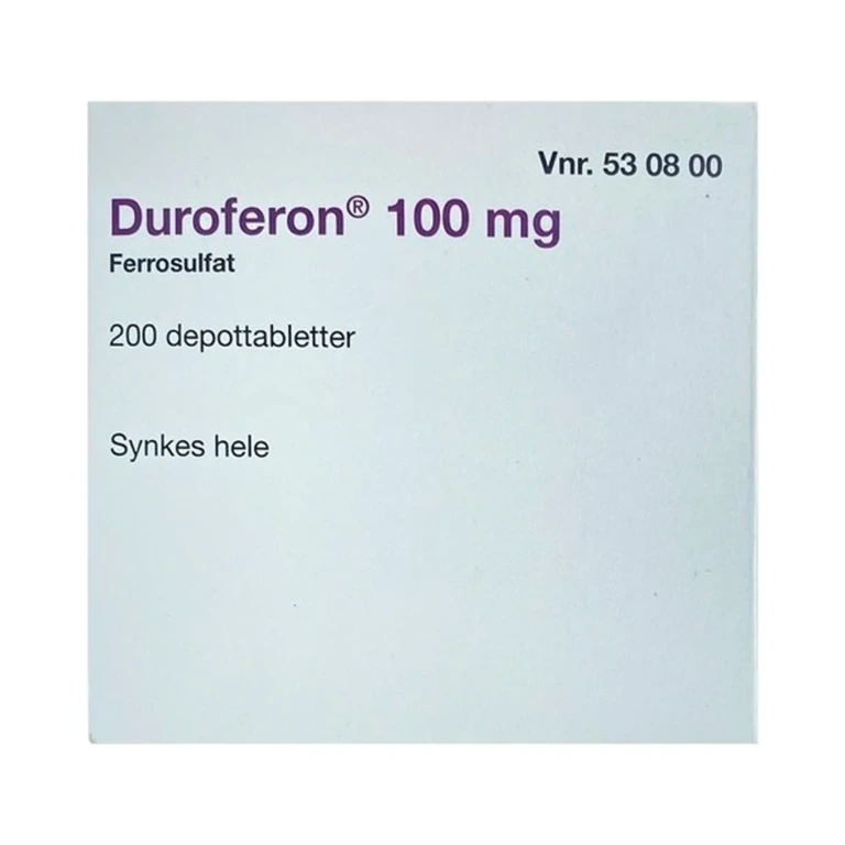 2care4 Duroferon 100 mg – 200 stk 2care4 Duroferon 100 mg - 200 stk