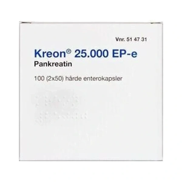2care4 Kreon Lipase 25.000 EP-e - 100 stk