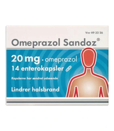 Omeprazol Sandoz 20 mg - 14 stk