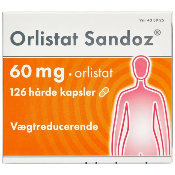 Orlistat Sandoz 60 mg - 126 stk