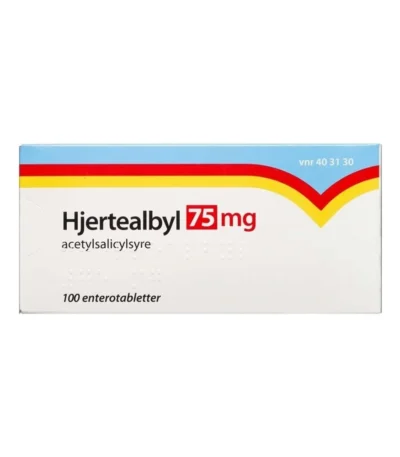 Hjertealbyl Enterotabletter 75 mg - 100 stk
