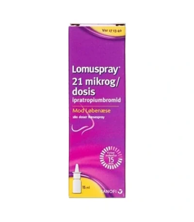 Lomuspray Næsespray 21 mikrogram/dosis - 180 doser