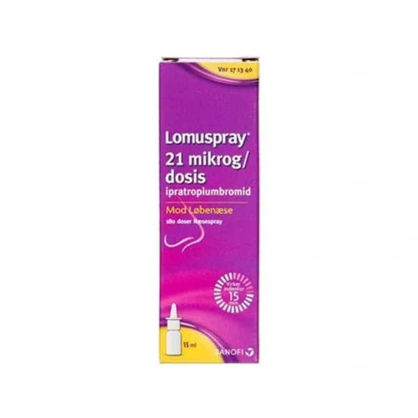 Lomuspray Næsespray 21 mikrogram/dosis - 180 doser