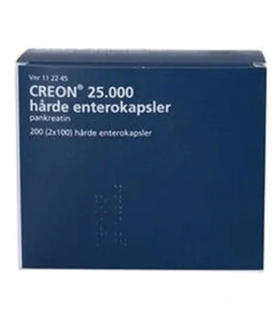 Orifarm Creon 25.000 Lipase 25.000 EP-e - 200 stk