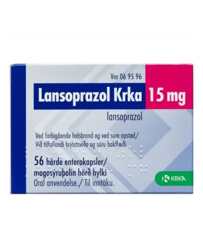 Lansoprazol KRKA 15 mg - 56 stk