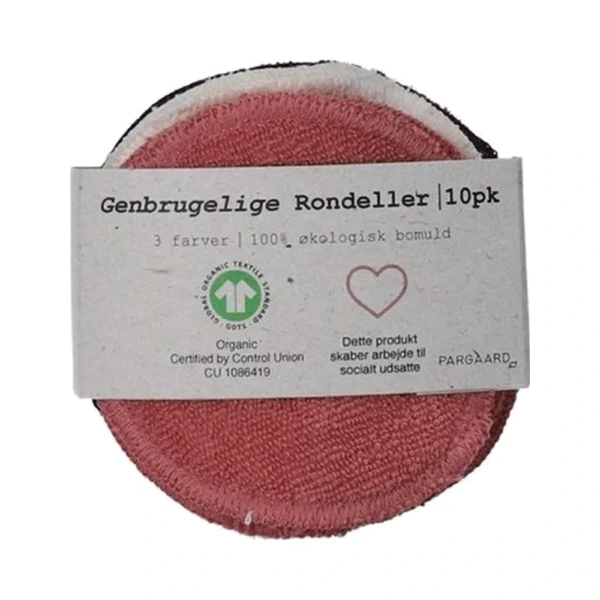 Pargaard Genbrugel Rondeller 3 Farver - 10 stk