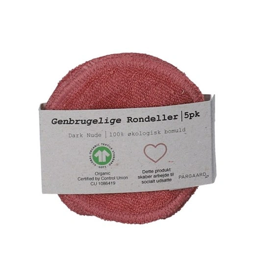 Pargaard Genbrugelige rondeller dark nude - 5 stk