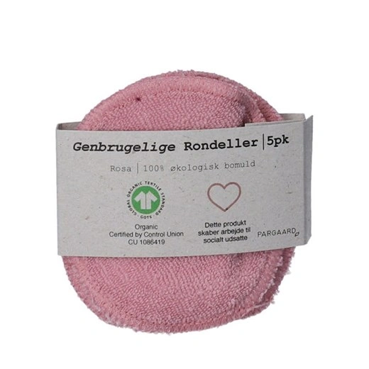 Pargaard Genbrugelige rondeller rosa - 5 stk