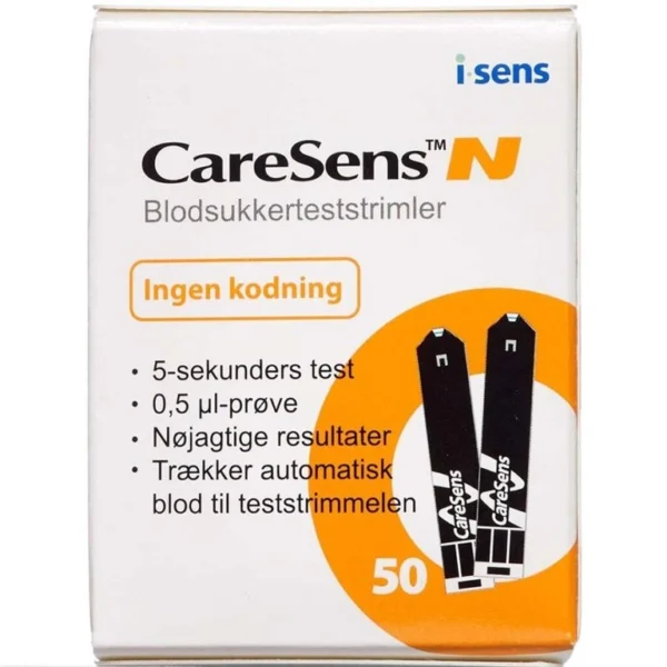 Caresens N teststrimler - 50 stk