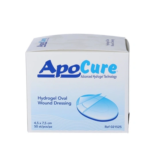 ApoCure Hydrogel Oval 4,5×7,5 cm – 50 stk