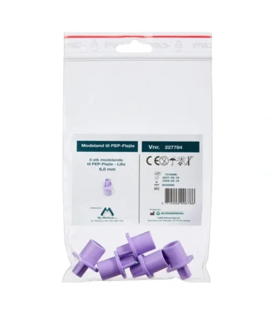 PEP Modstand 6,0 mm VIOLET - 5 stk
