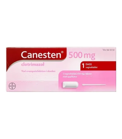 Canesten Vaginaltabletter 500 mg - 1 stk
