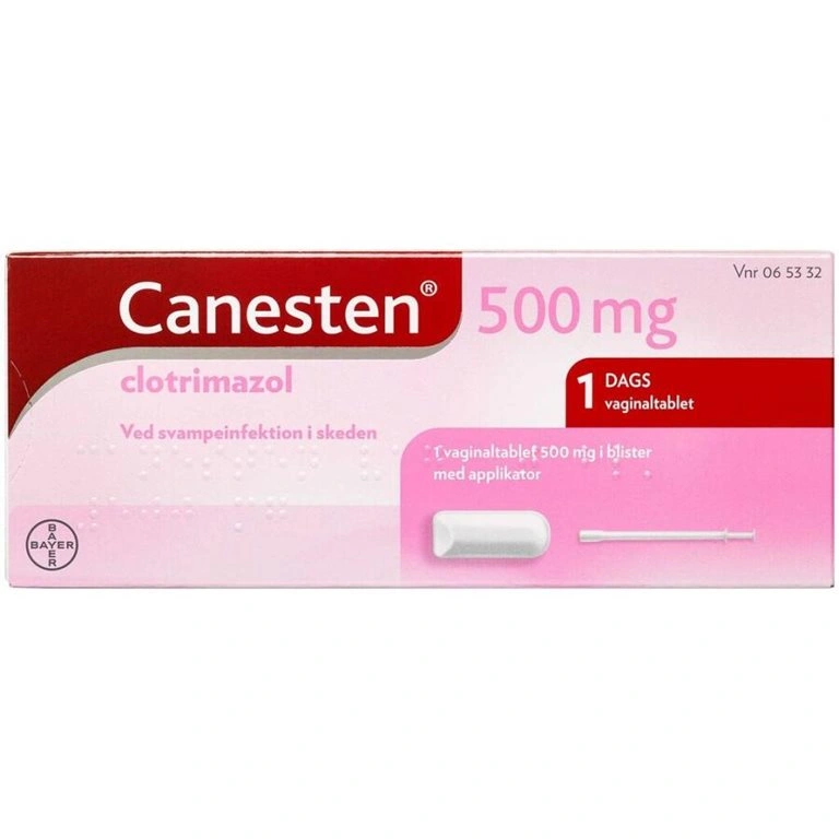 Canesten Vaginaltabletter 500 mg - 1 stk