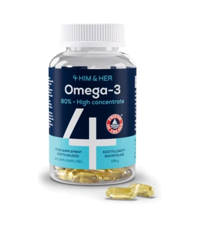 4 Him & Her Omega-3 - 120 stk