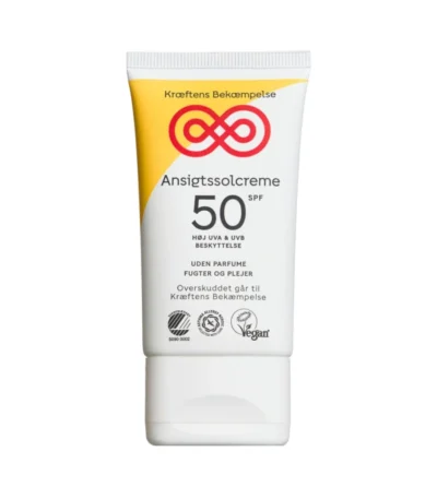 Kræftens Bekæmpelse Ansigtssolcreme SPF 50 - 50 ml