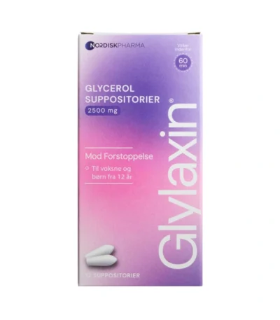 Glylaxin Glycerol Suppositorier 2500 mg - 12 stk