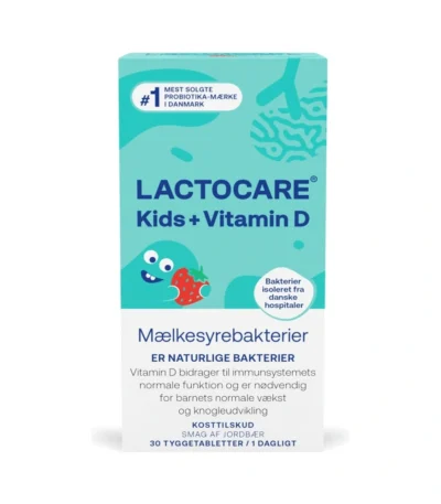 Lactocare Kids+D - 30 stk