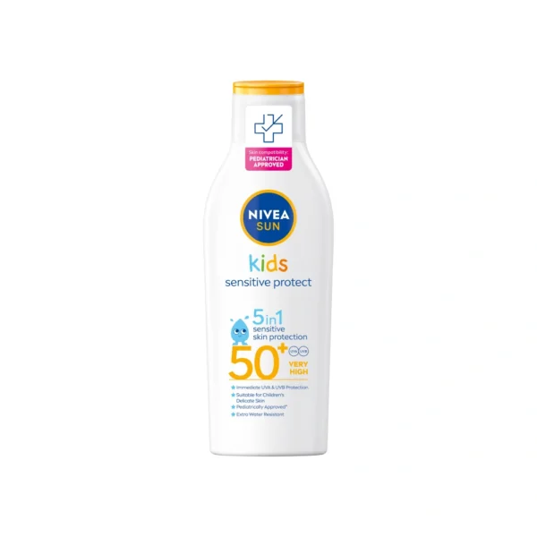 NIVEA Kids Sensitive Protect Sun Lotion SPF 50+ - 200 ml