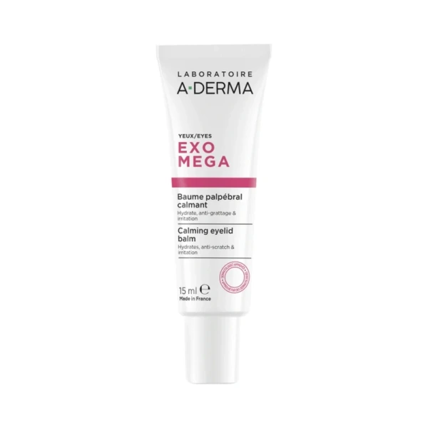 A-Derma Exomega Face Calming Eyelid Balm - 15 ml