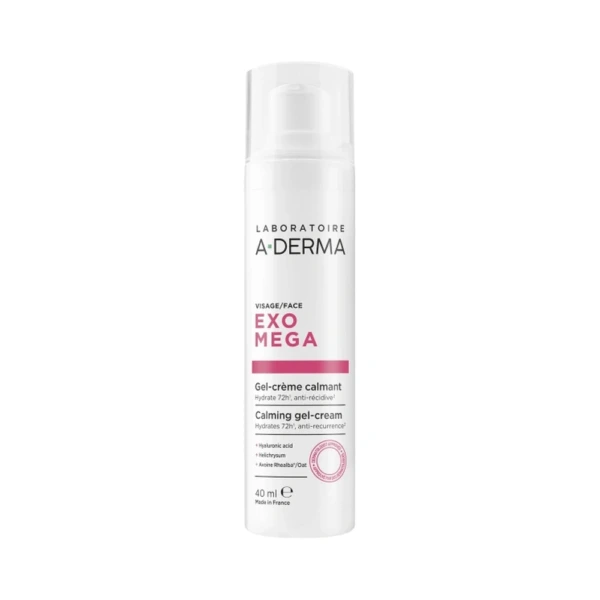 A-Derma Exomega Face Calming Gel-Cream - 40 ml